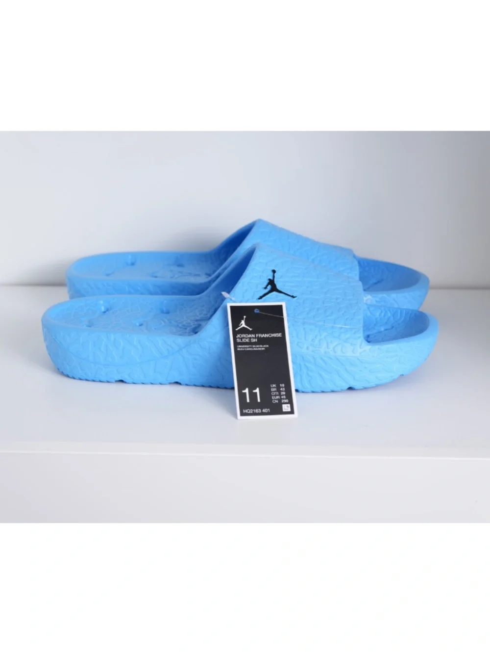 Jordan Franchise Shower Slides (University Blue/Black) US 11 EU 45
